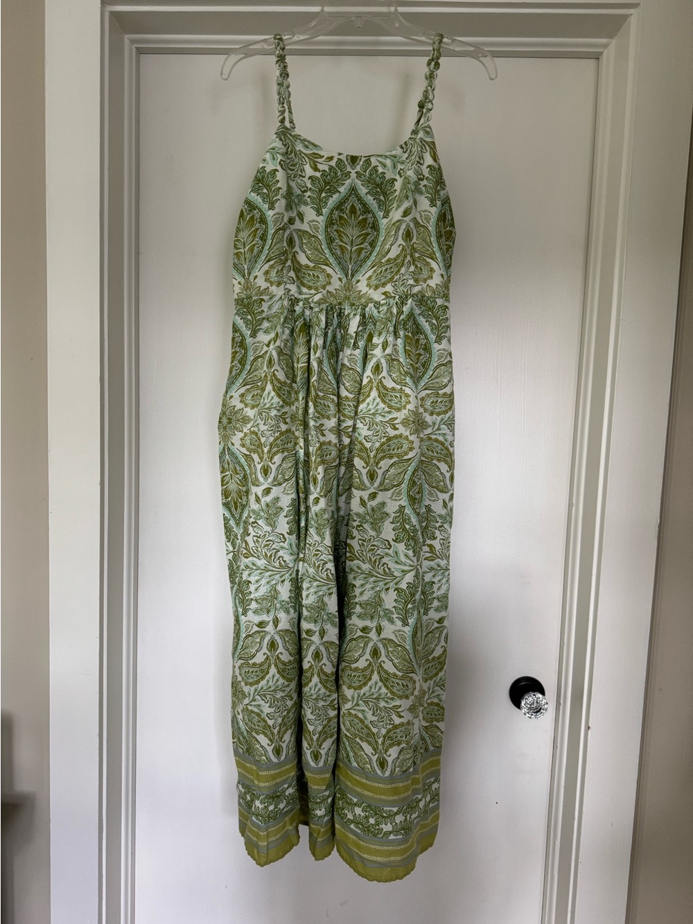 City Blues green, blue and off-white maxi dress